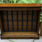 A WOOD BROTHERS OLD CHARM CARVED LIGHT OAK CD STORAGE CABINET / STAND