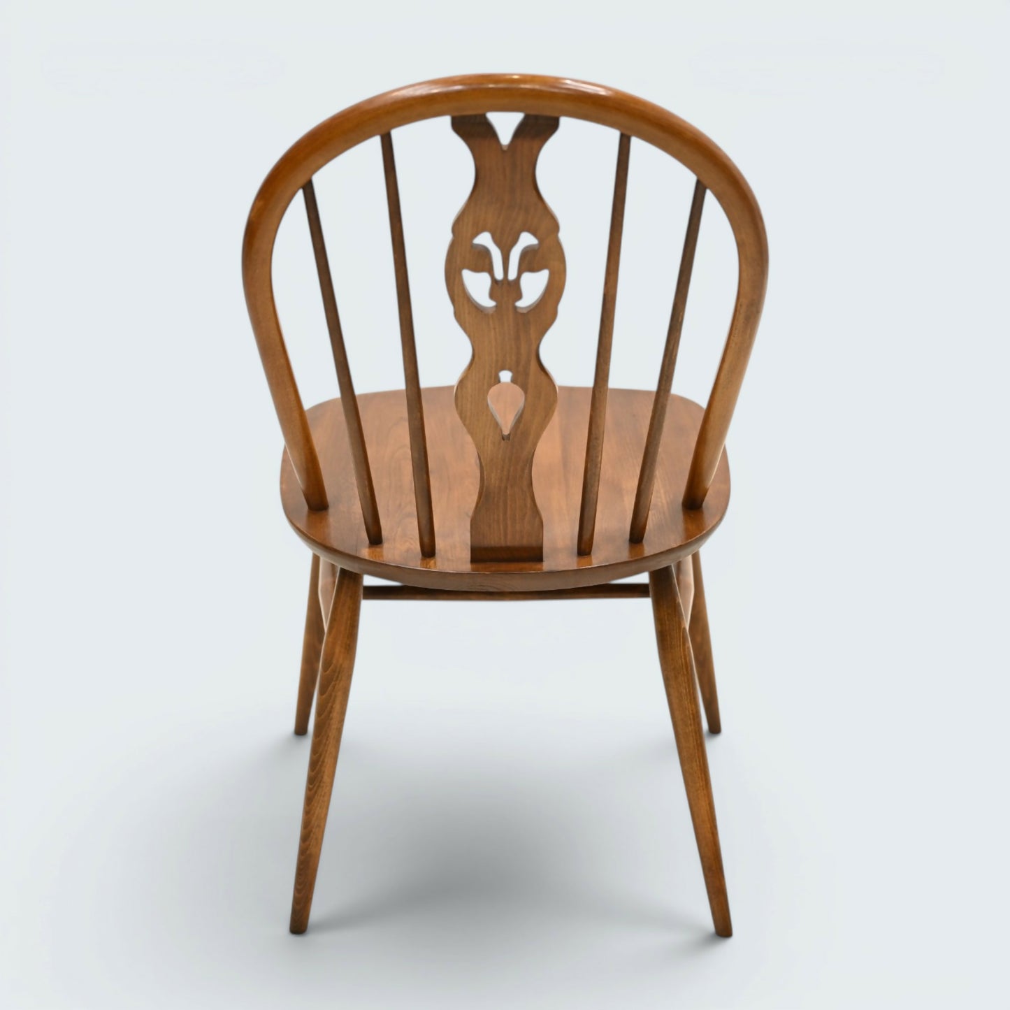 4 Ercol Fleur De Lys Bow Back Kitchen/Dining Chairs Model 878 FREE UK Delivery