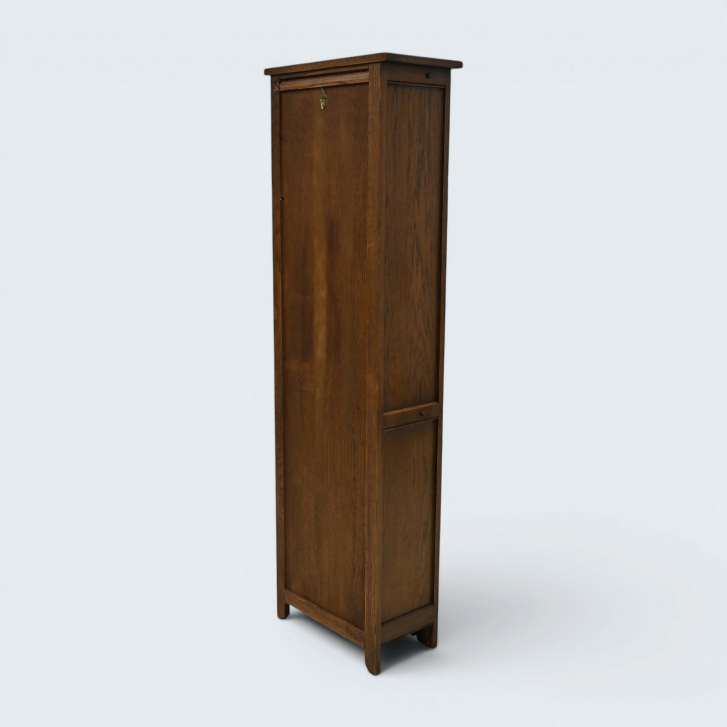 Old Charm Narrow Bookcase Finish 4 Shelves Light Oak Carvings FREE UK Delivery*