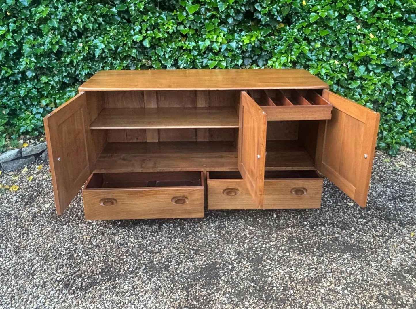 Mid Century Ercol Windsor Elm Sideboard