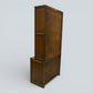 Old Charm Wall Unit Bookcase Display Bureau/Drinks Light Oak FREE UK Delivery*