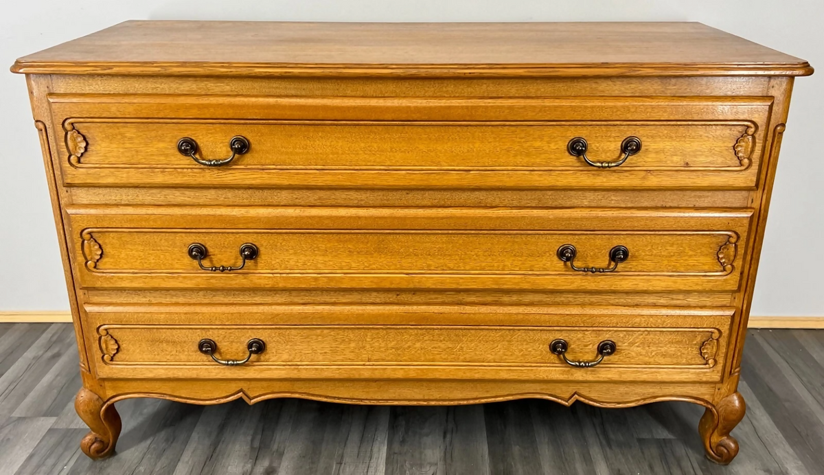 Chest of Drawers Vintage French Louis XIV Sideboard Carved Cabinet LOT 2937