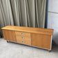 Vintage Late Mid Century 90s Sideboard Modernist Media Cabinet Unit Lp Storage R1122