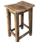 Antique rustic workshop stool