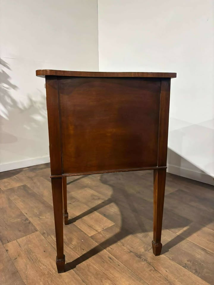 Reproduction Georgian Style Serpentine Mahogany Sideboard by G.T. Rachstraw