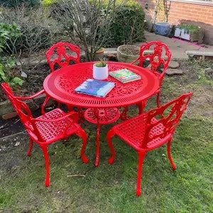 Ferrari Red Patio Set