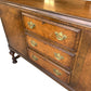 Art Deco period Georgian revival Walnut sideboard cabinet