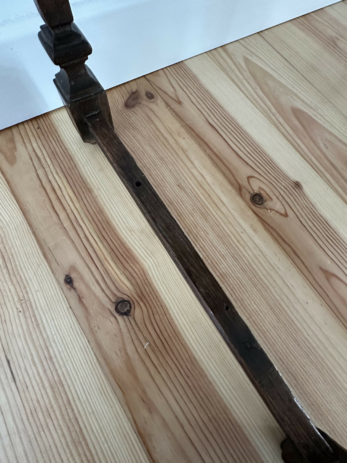 Antique Console Table Oak Side Hall Table