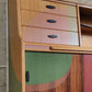 Sideboard green side design-orange otter