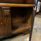 Vintage Oak Bookcase , Adjustable Shelves, With Keys For Bottom Cupboards.