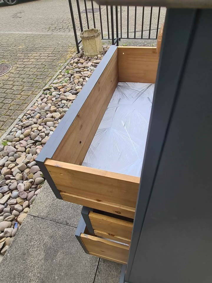 Large Grey Chest of Drawers