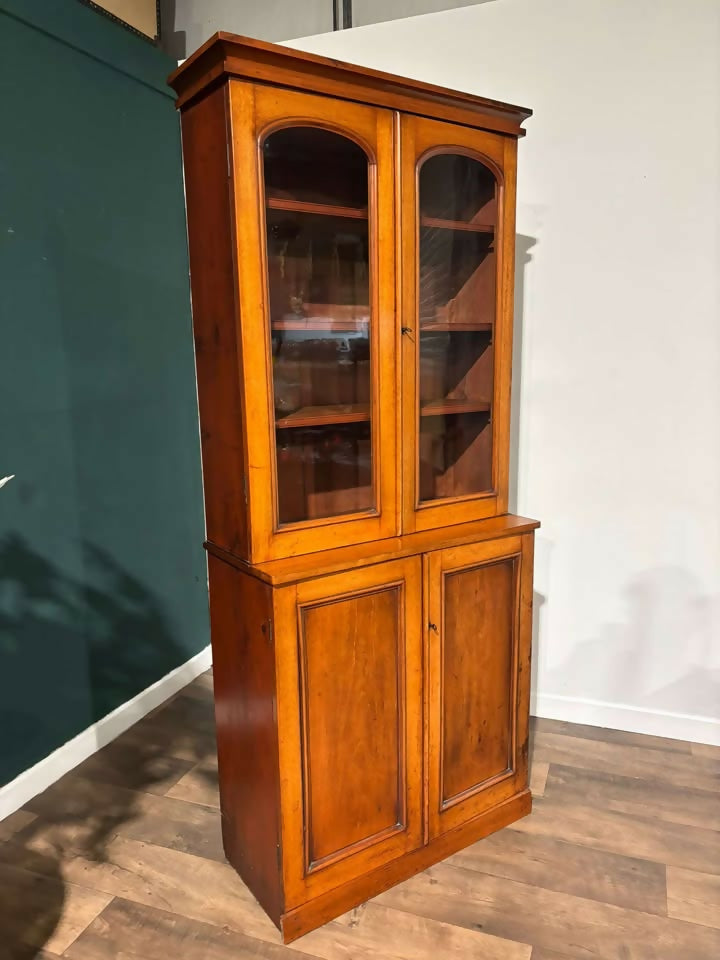 Victorian mahogany chiffonier bookcase