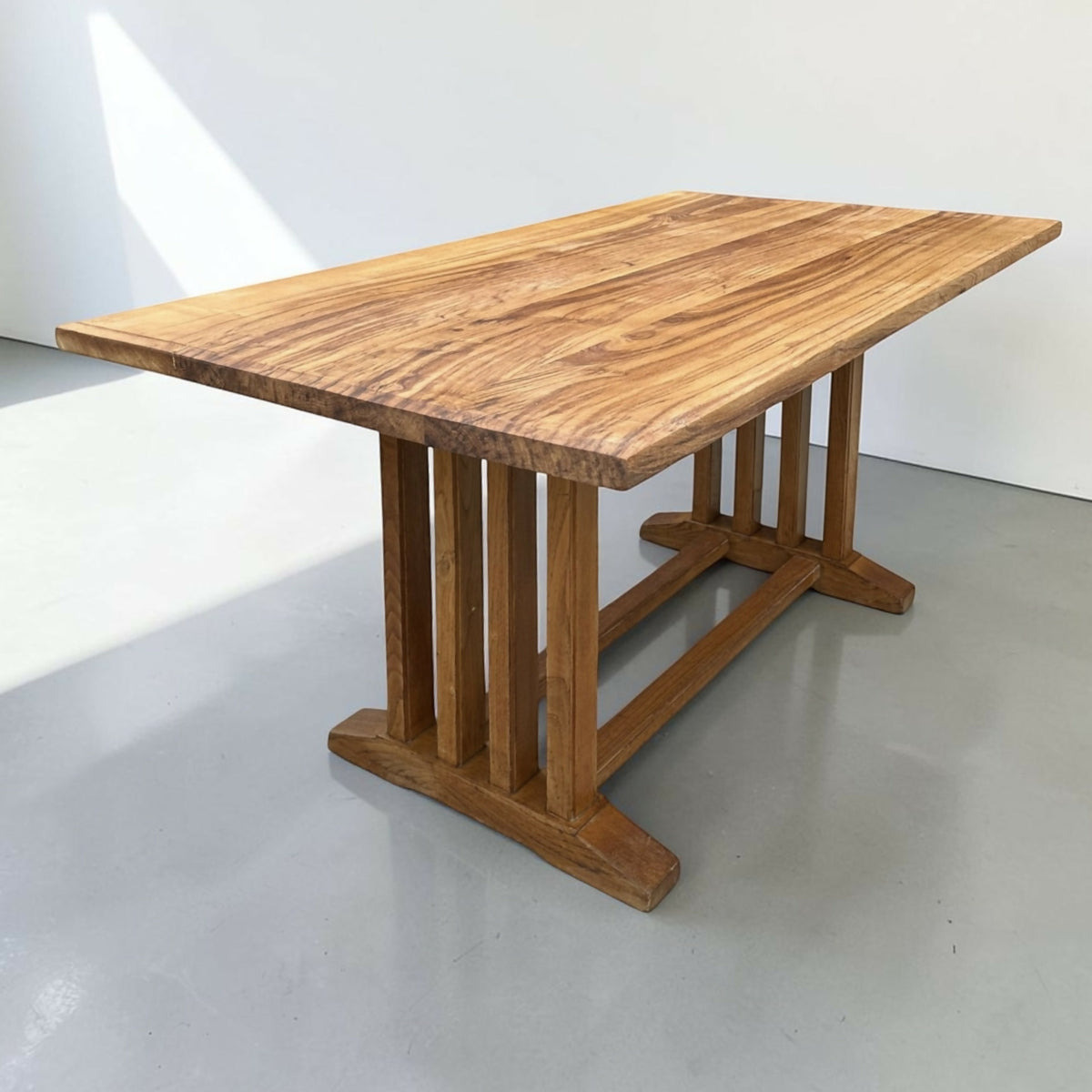 Vintage Solid Ash library / dining table Oxford University.