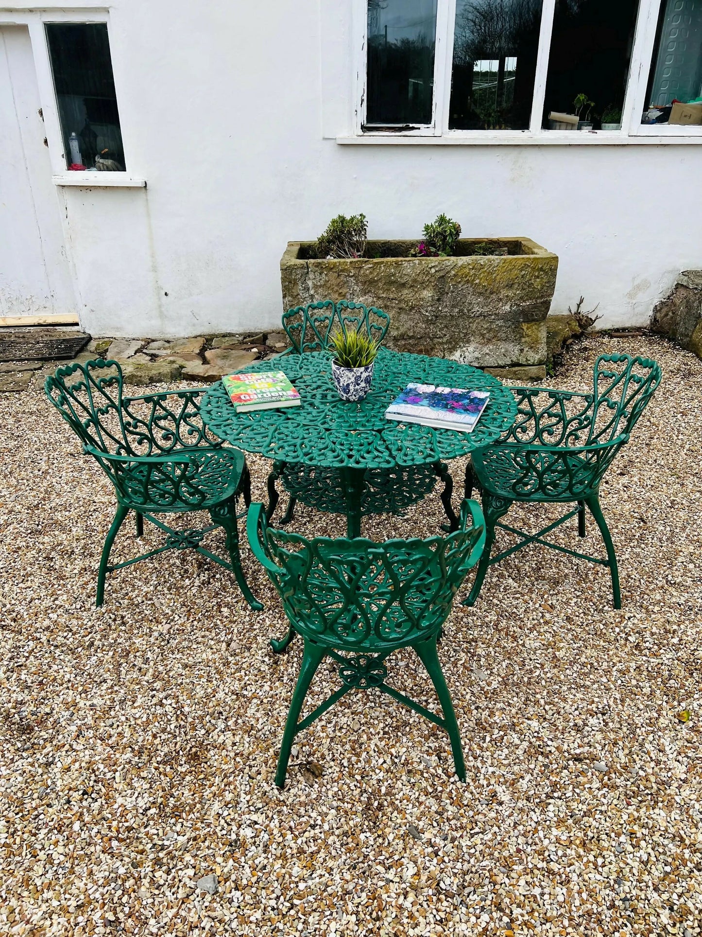 Green Love Seat Patio Set