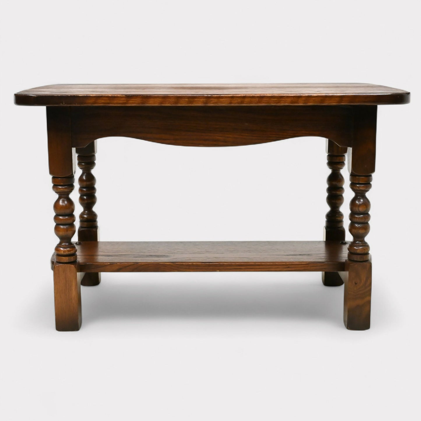 Old Charm Coffee Tables Tudor Brown Tower Tier 76cm x 46cm FREE UK Delivery. SBR10882/0109E
