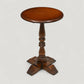 Old Charm Wine/Side Table Pedestal Tudor Brown Model 2217 VGC FREE Delivery*. SBR10751/2307E