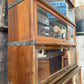 Vintage Modular Globe Wernicke Solicitor Barrister Six Stack Bookcase Glazed Cupboards, c1930