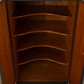 Upcycled Celestial Forest Music Cabinet, Midnight Blue Storage Cupboard