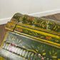 Vintage Indian Reclaimed Hand Painted Metal Trunk