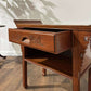 Oriental Style Side Table with Single Drawer