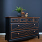 Stag Chest of Drawers, Black Mid Century Chest of Drawers, Art deco Design