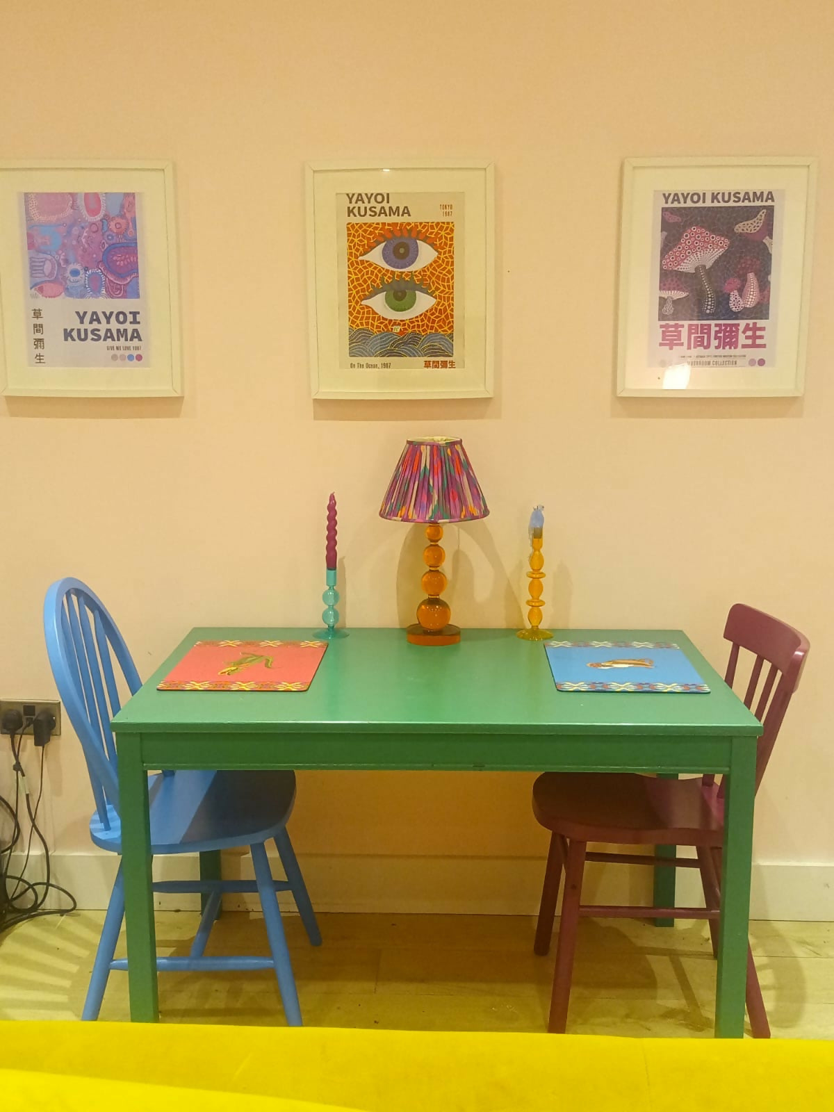 Multicoloured Funky Painted Dining Chairs