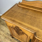 Sideboard Vintage French Louis Style Oak 4 Door Cupboard Carved Cabinet LOT 6362