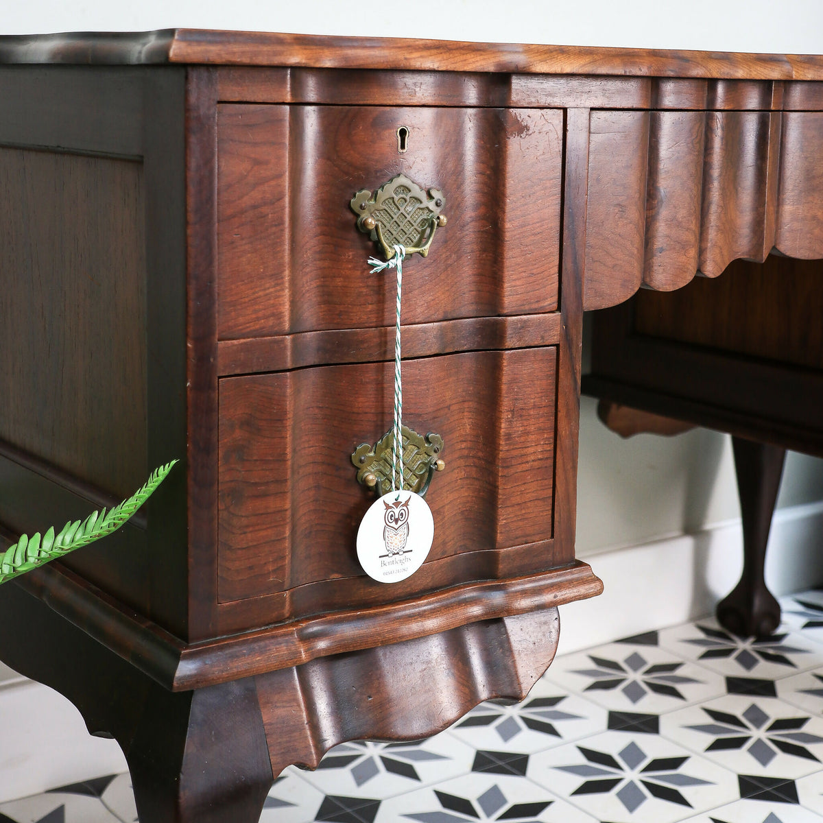 Rare Dutch Colonial Desk Dressing Table South African Stink Wood