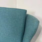 Contemporary Teal Wing Back Armchair