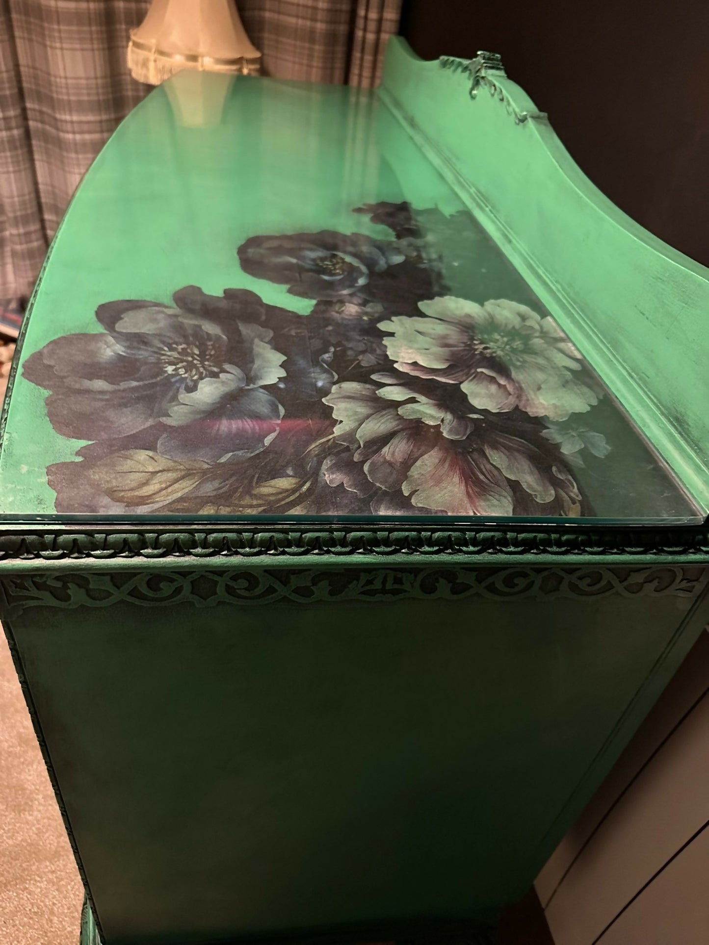 Vintage Green Sideboard