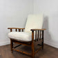 Vintage Oak Reclining Armchair