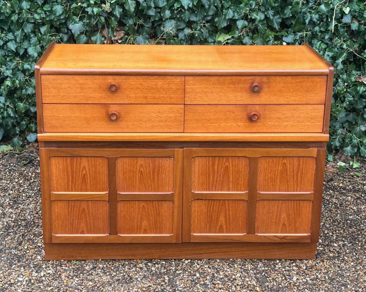 Vintage Nathan Mid Century Teak Sideboard Cabinet