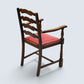 6 Maple & Co Dining Chairs Red Seat Pads Includes 2 Carvers FREE UK Delivery*