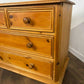 Victorian Style Pine Chest Of Drawers