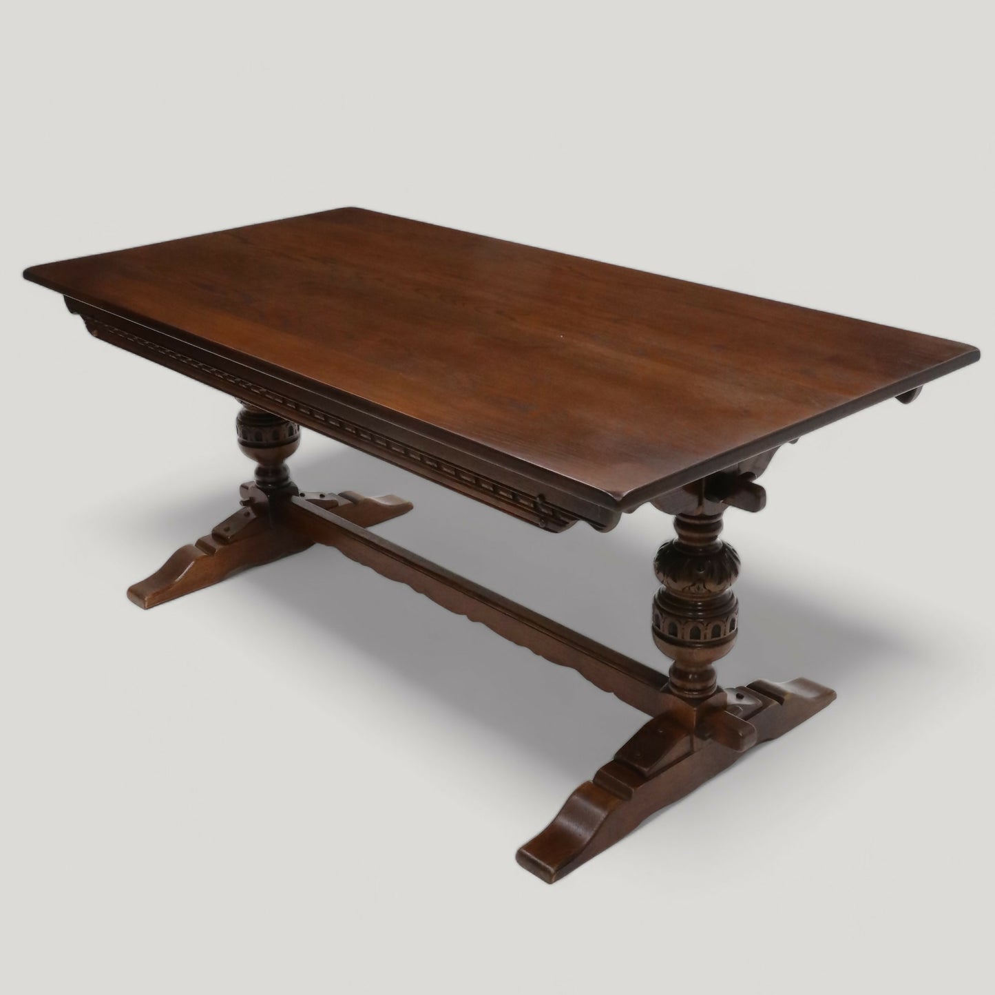 Old Charm Dining Table Solid Oak Refectory Tudor Brown 1727 FREE UK Delivery*. SBR9297/2806D
