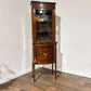 Edwardian Inlaid Mahogany Sheraton Revival Display Cabinet