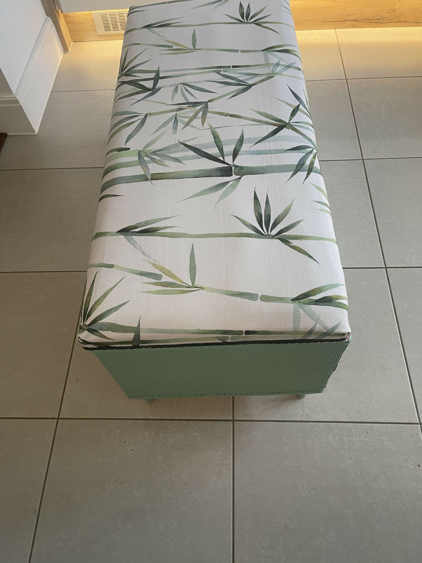 Ottoman storage bench. Mid century lovingly restored