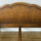 Bed Vintage French Style Oak King Size Bed Frame Carved Headboard LOT 6377