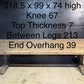Incredible Huge 3.2 x 1 Meter Oak Farmhouse Dining Table