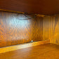 Modern Reproduction Glazed Oak Bookcase