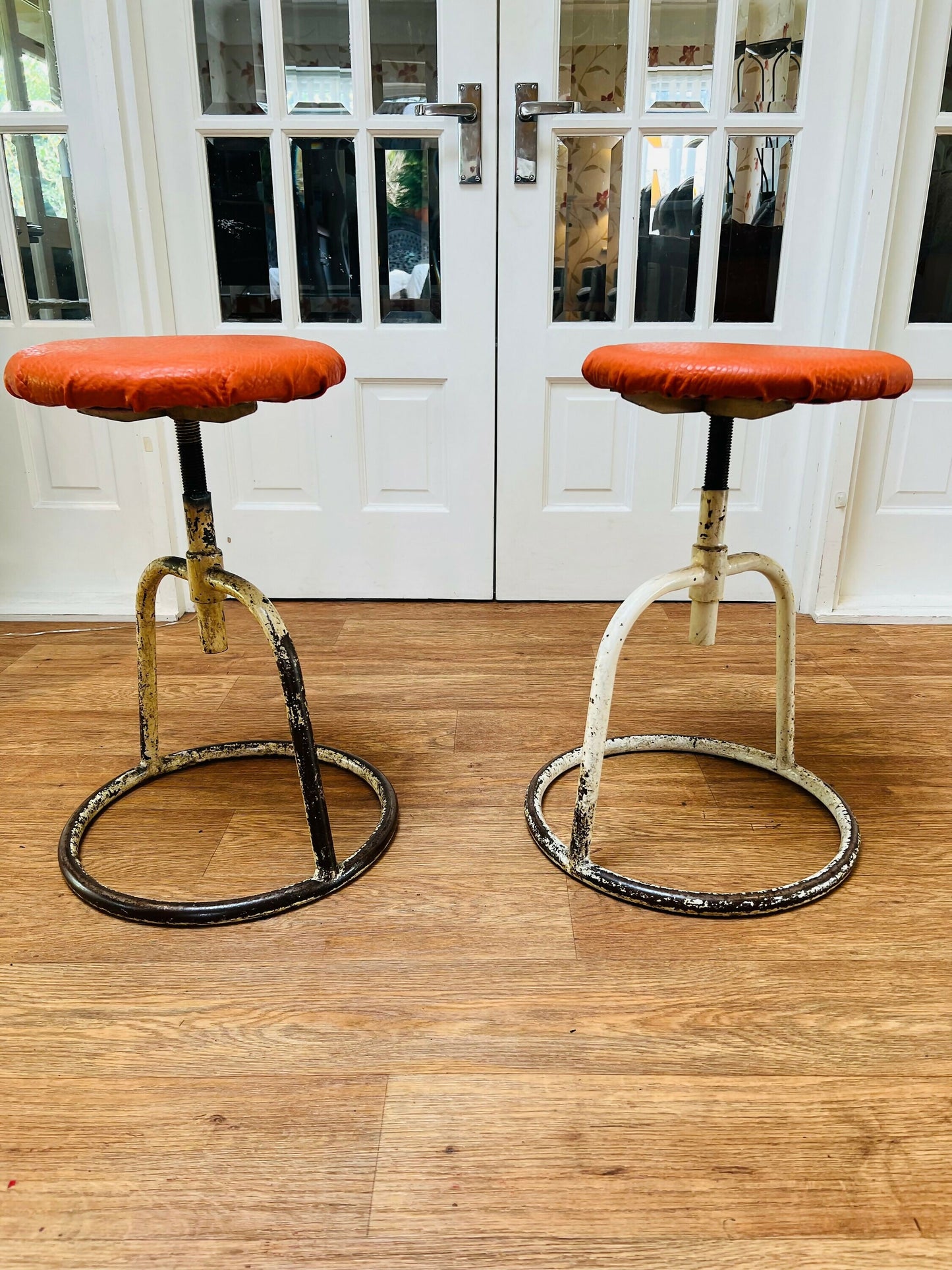 Pair of industrial Stools