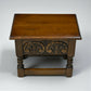 Old Charm Oak Slipper Box Footstool Foot Stool Table Light Oak Free Delivery