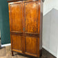 Edwardian Mahogany Double Wardrobe0