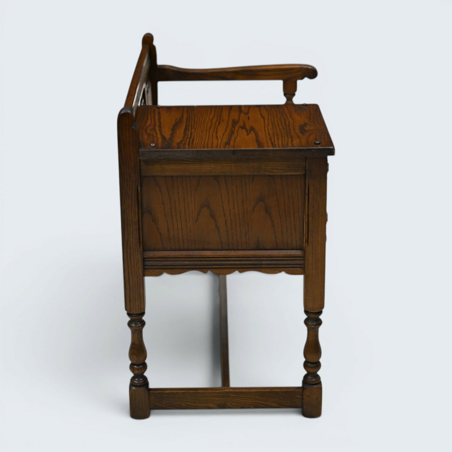 Old Charm Telephone Table Hall Table/Cupboard Light Oak Finish FREE UK Delivery
