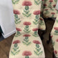 Set Of Six Victorian Style Upholstered Dining Chairs On Claw & Ball Feet