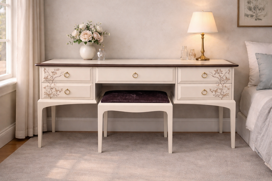 Stag Minstrel dressing table and stool