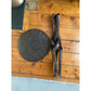 Wood carved Africa Fold Up Side table