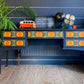 Desk By Stag, Dark Grey Retro 1970s