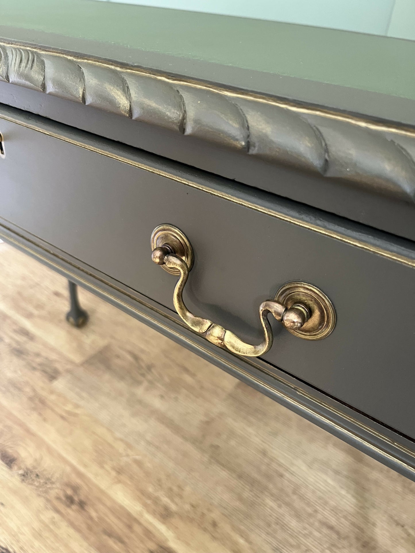 Green Console Table