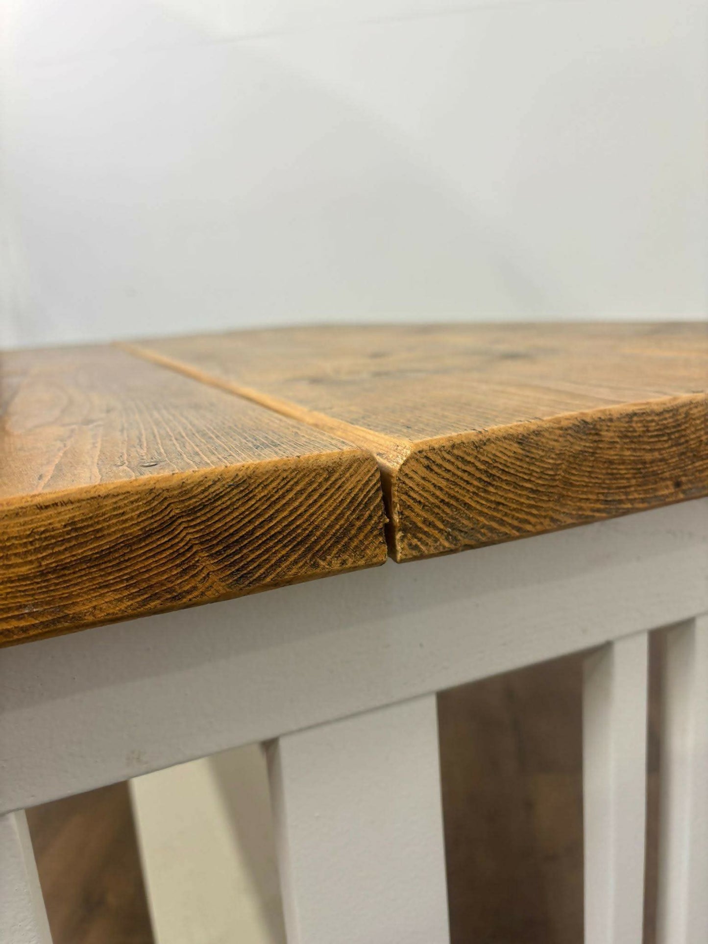 Large Modern Coffee Table With Reclaimed Top